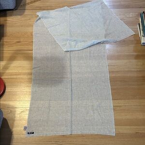 LARGE Lightweight oatmeal cashmere scarf throw wrap New Paras Nepal